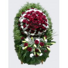 Венок из живых цветов ВЖ-31